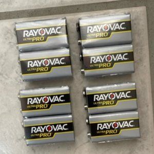 RAYOVAC Ultra PRO 9V Battery, 8 Count Pack, 9-Volt Battery